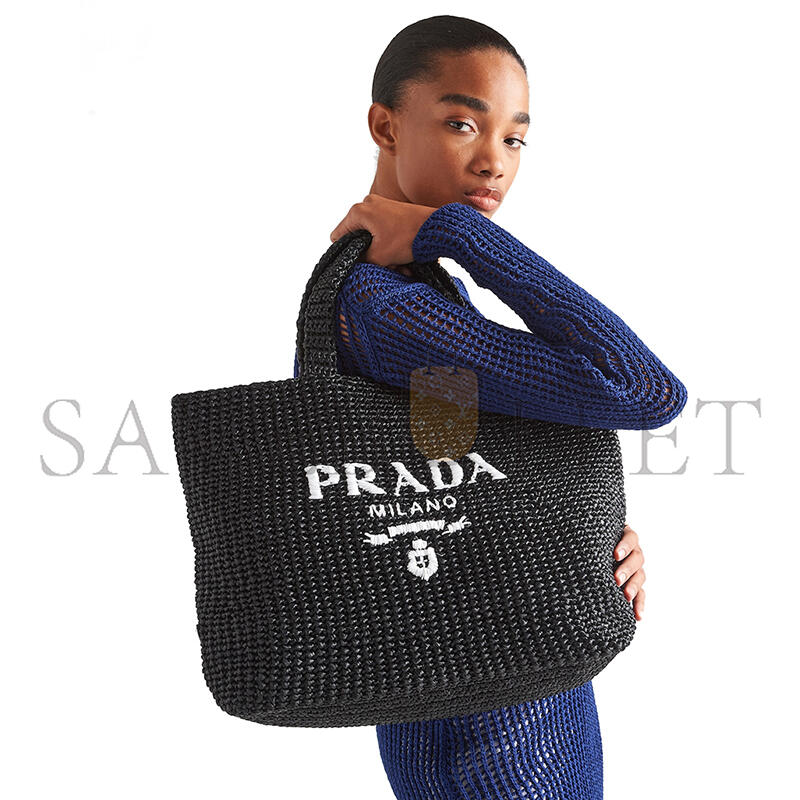 PRADA CROCHET TOTE BAG 1BG392 (40*34*16cm)